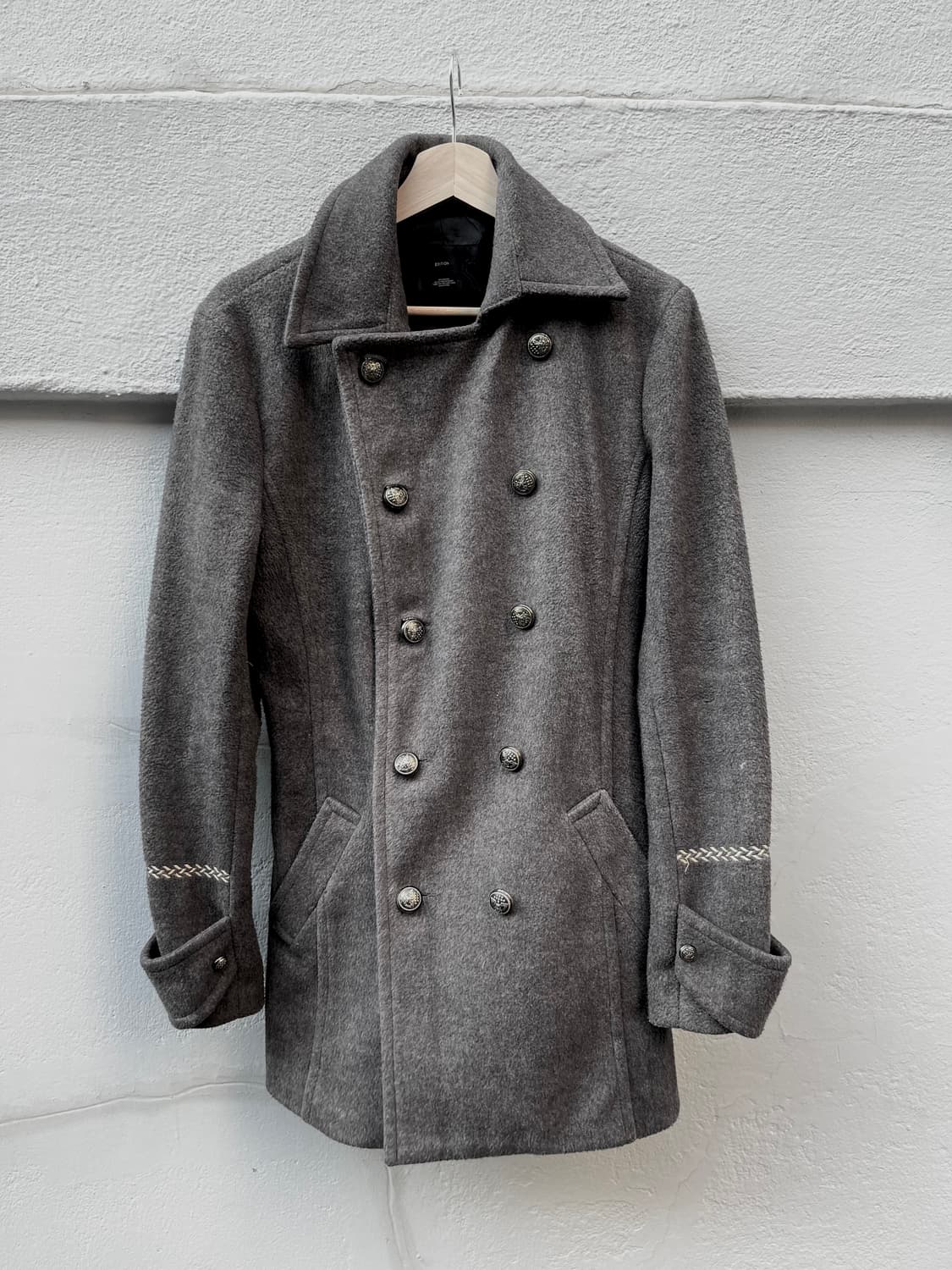 Edition 더블버튼 하프코트 상품이미지1