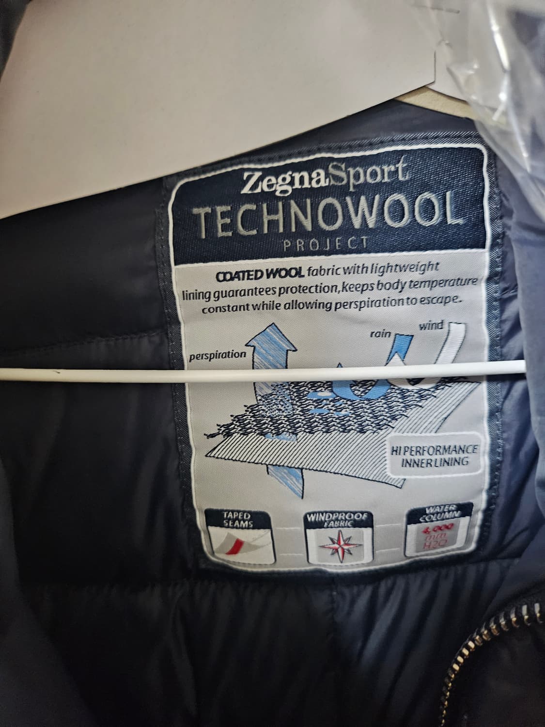 에르메네질도 제냐 후드 구스다운 패딩 100 상품이미지5