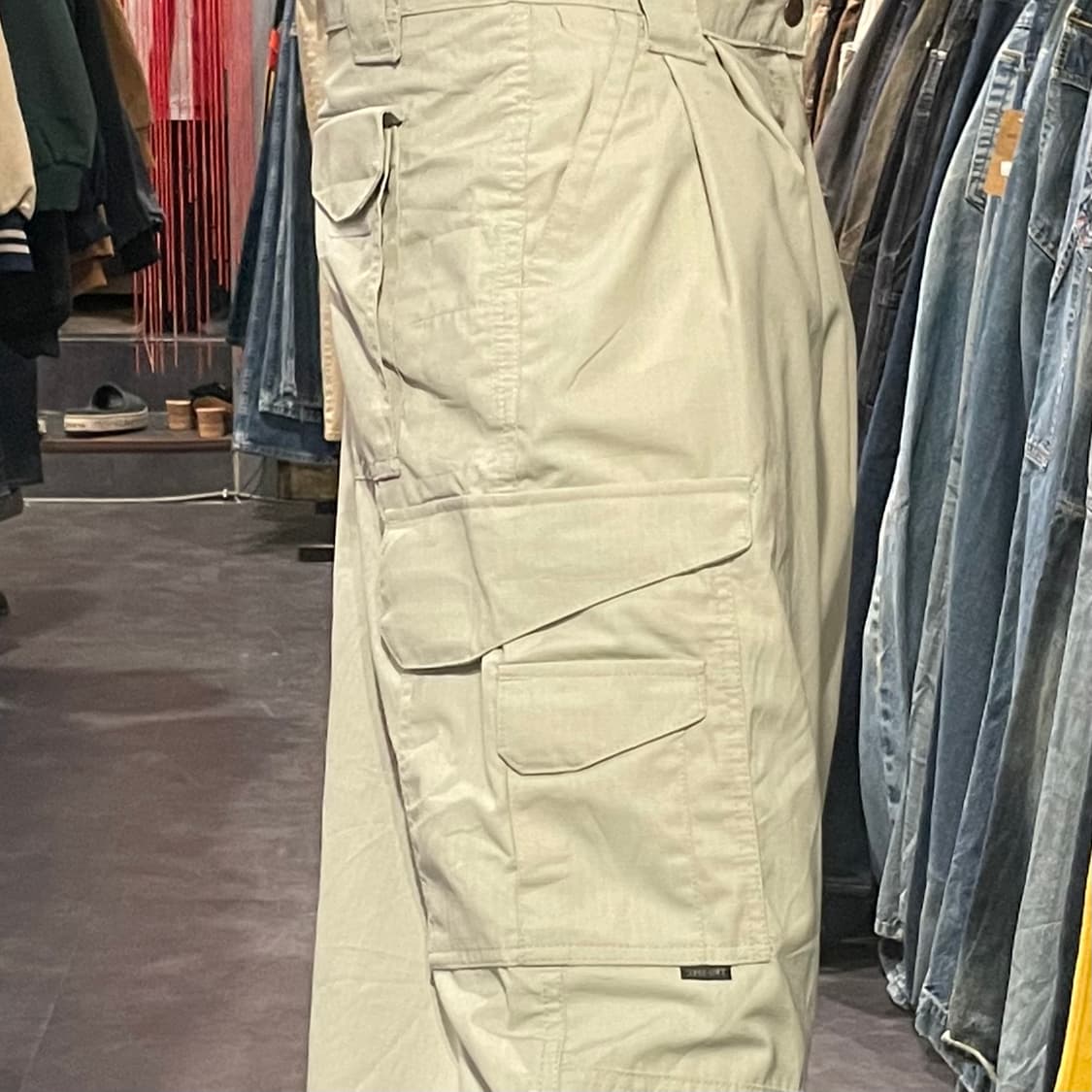 [IM] TRU-SPEC 힙합 아이보리 카고팬츠 상품이미지4