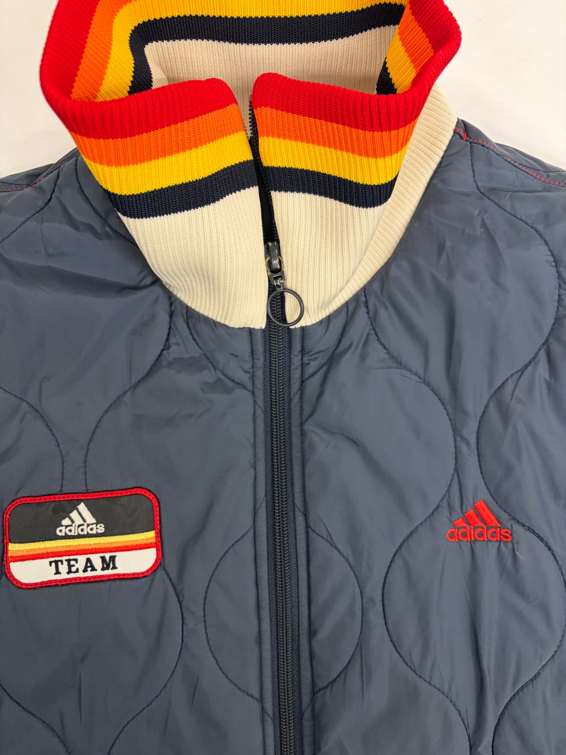 [95] 아디다스 퀼팅 자켓 네이비 상품이미지2