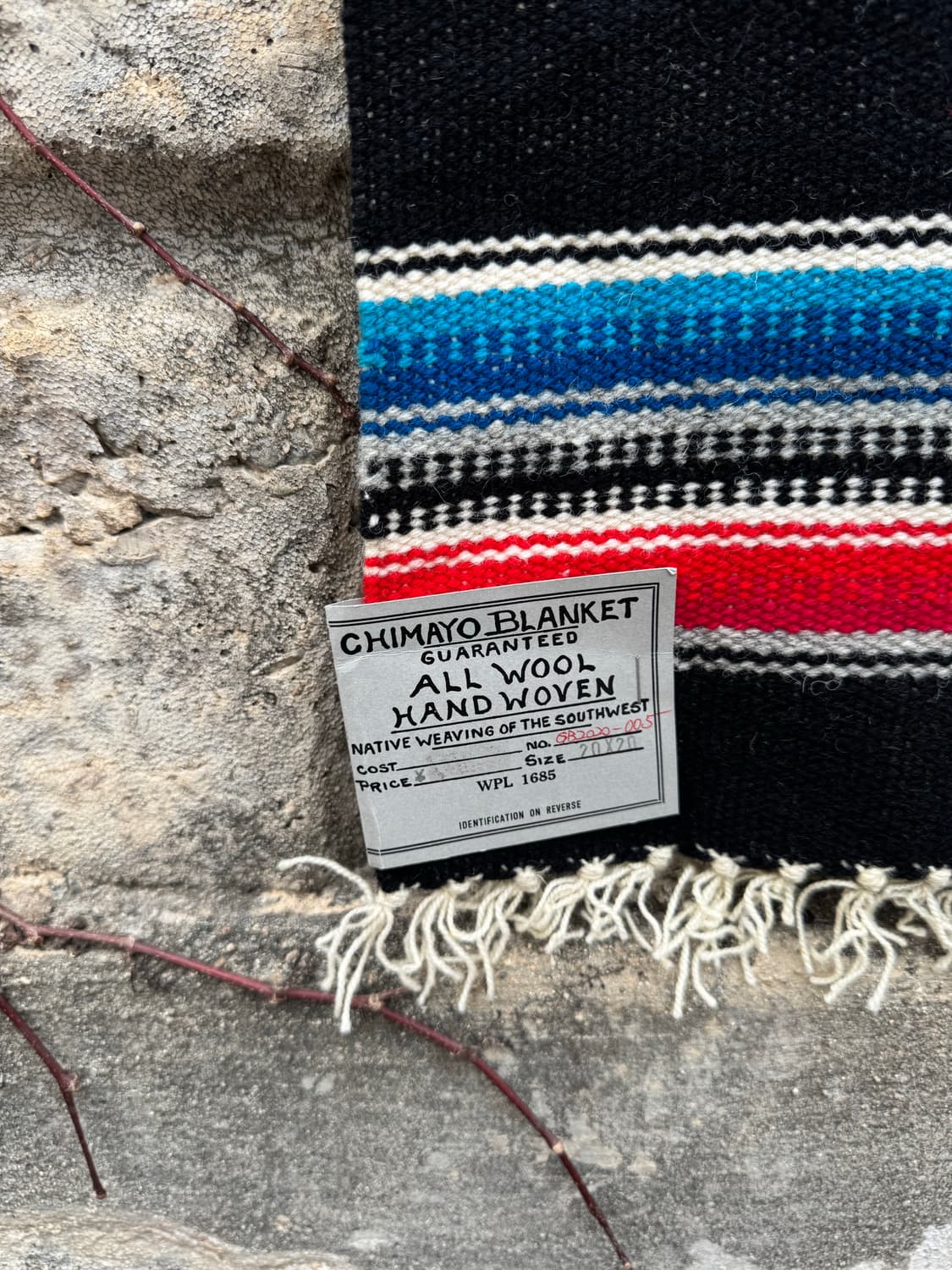 50s 간스크래프트 빈티지 핸드 우븐 울 치마요 러그 오르테가 상품이미지6