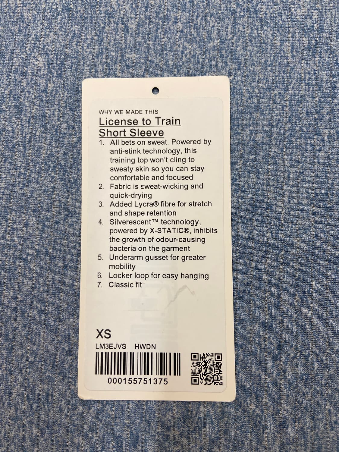 룰루레몬 라이선스투트레인 반팔티 XS 상품이미지5