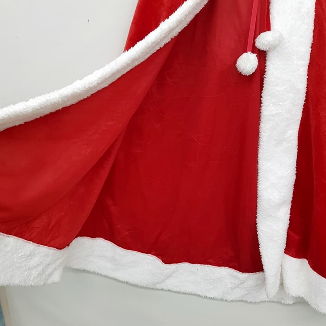 산타 후드 벨벳 망토 상품이미지4