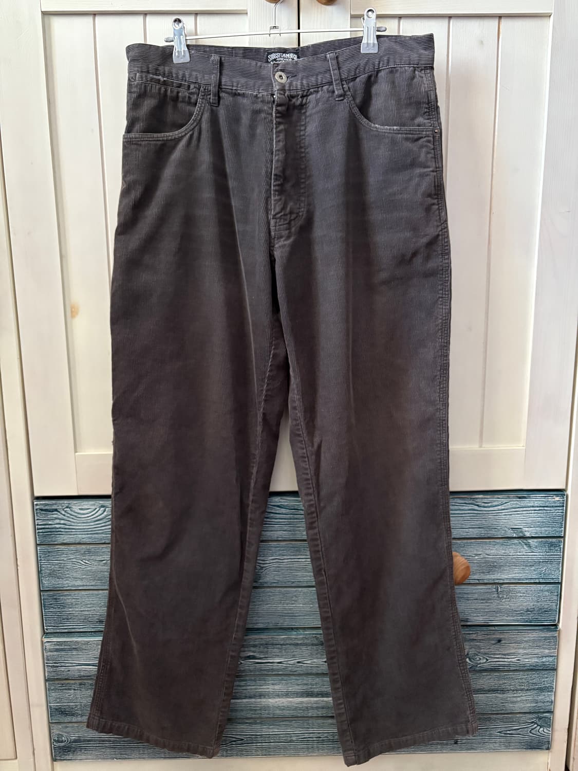 올드 스투시 팬츠 카펜터 그레이 코듀로이 32 사이즈 상품이미지3