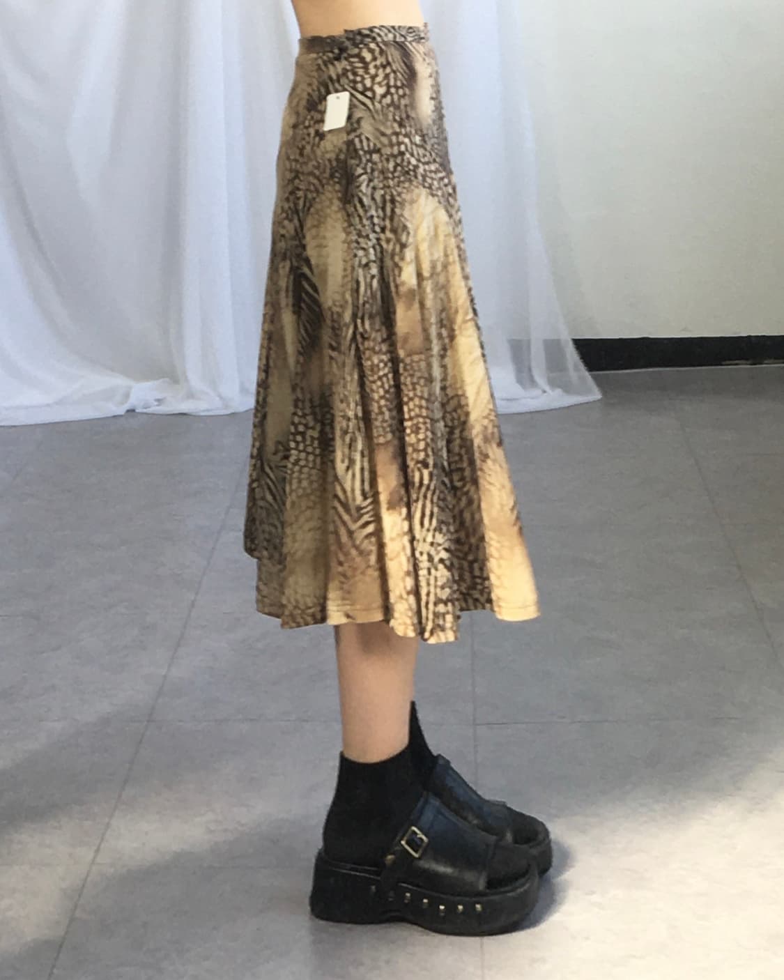 Animal pattern skirt 상품이미지5