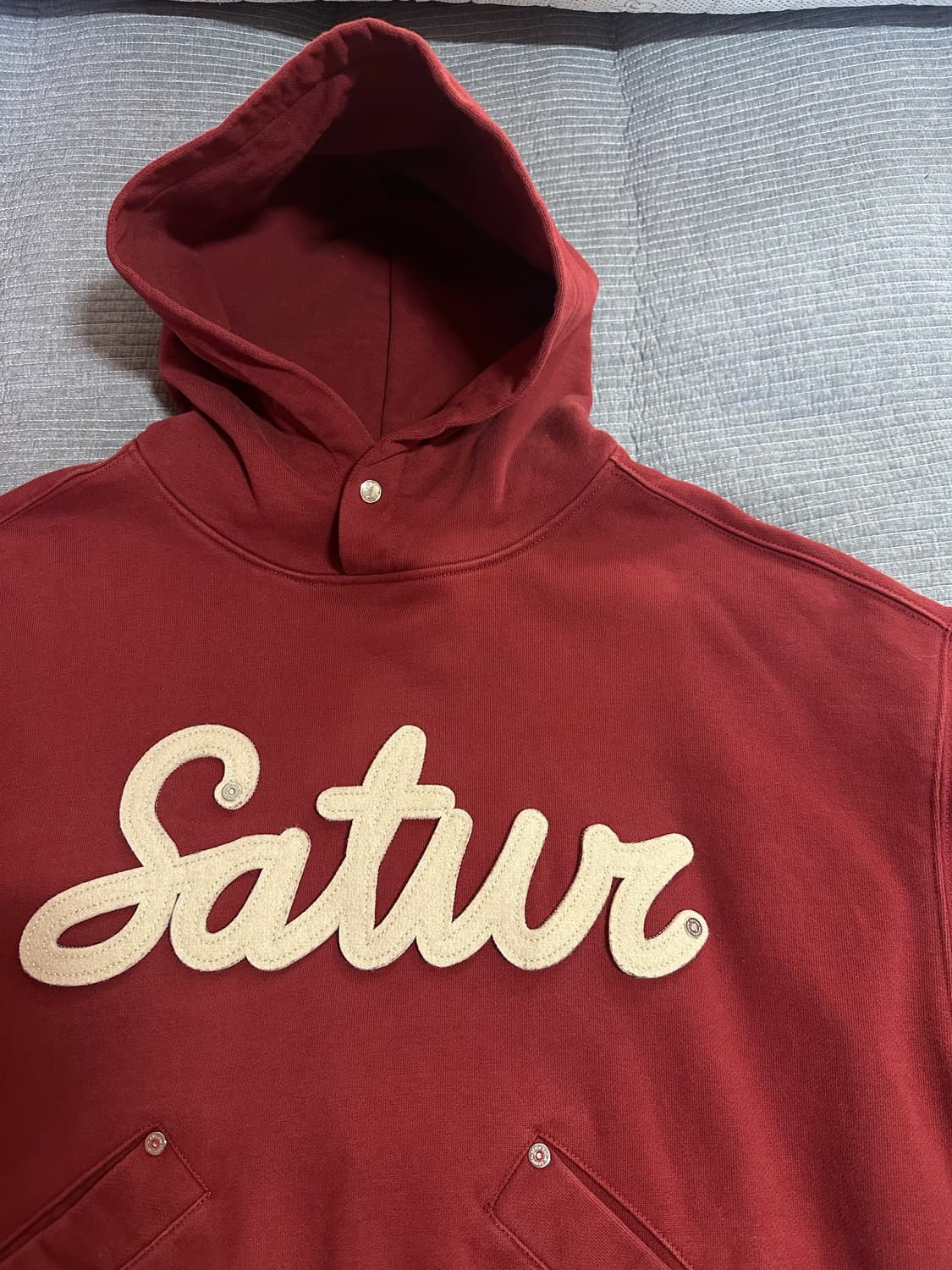 (XL) 세터 후드티 버건디 상품이미지2