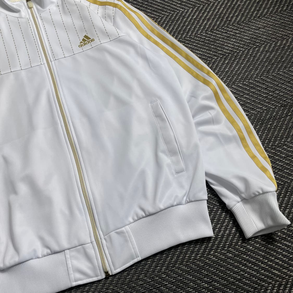 00s 아디다스 올드스쿨 화이트 골드 트랙탑 져지 y 4737 상품이미지4