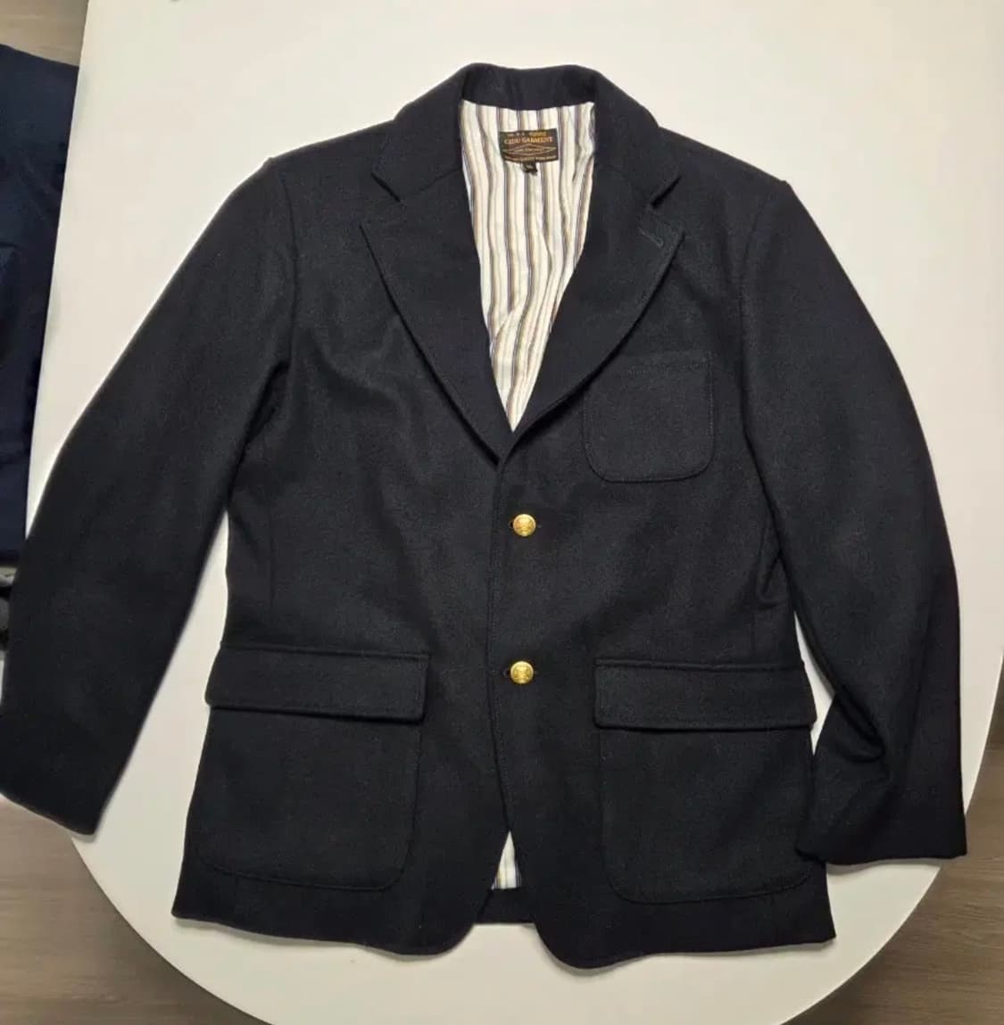 cidu 제도 금장 네이비 싱글 브레스트 자켓 XL 상품이미지5