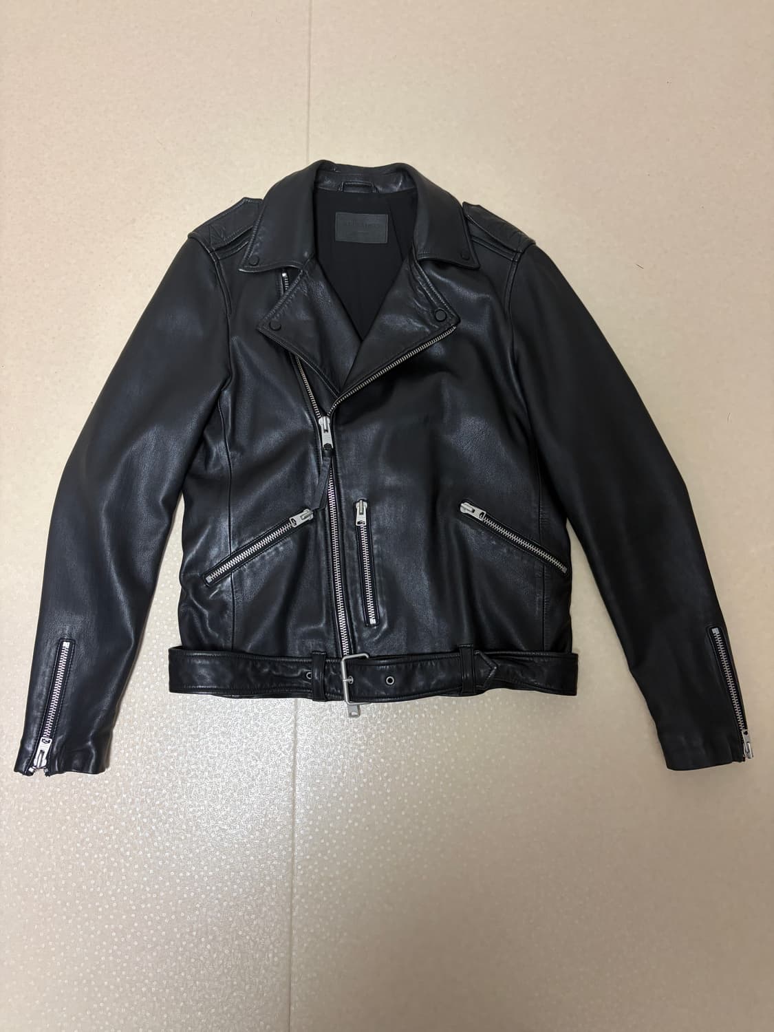 All Saints 올세인츠 카하와 레더 자켓 상품이미지1