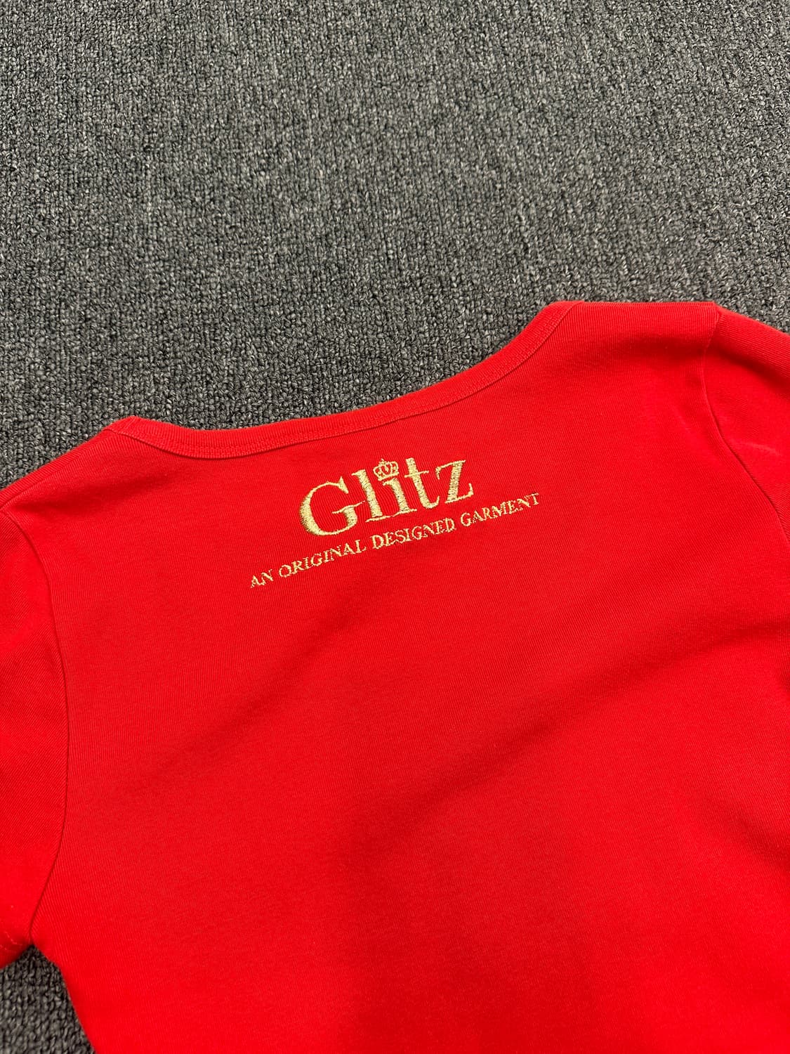 GLITZ 빈티지 펑크 프린팅 반팔티셔츠 상품이미지5