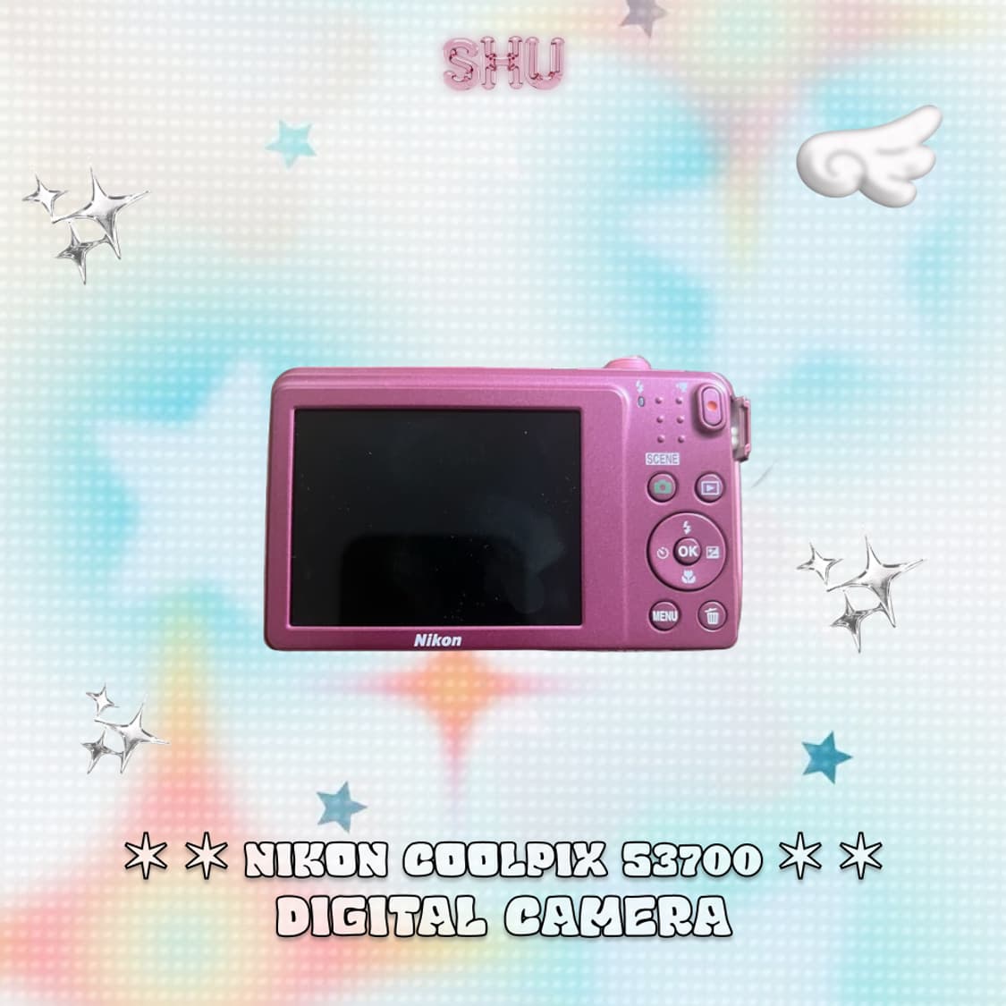 니콘 쿨픽스 Coolpix S3700 빈티지 디카 핑크 상품이미지6