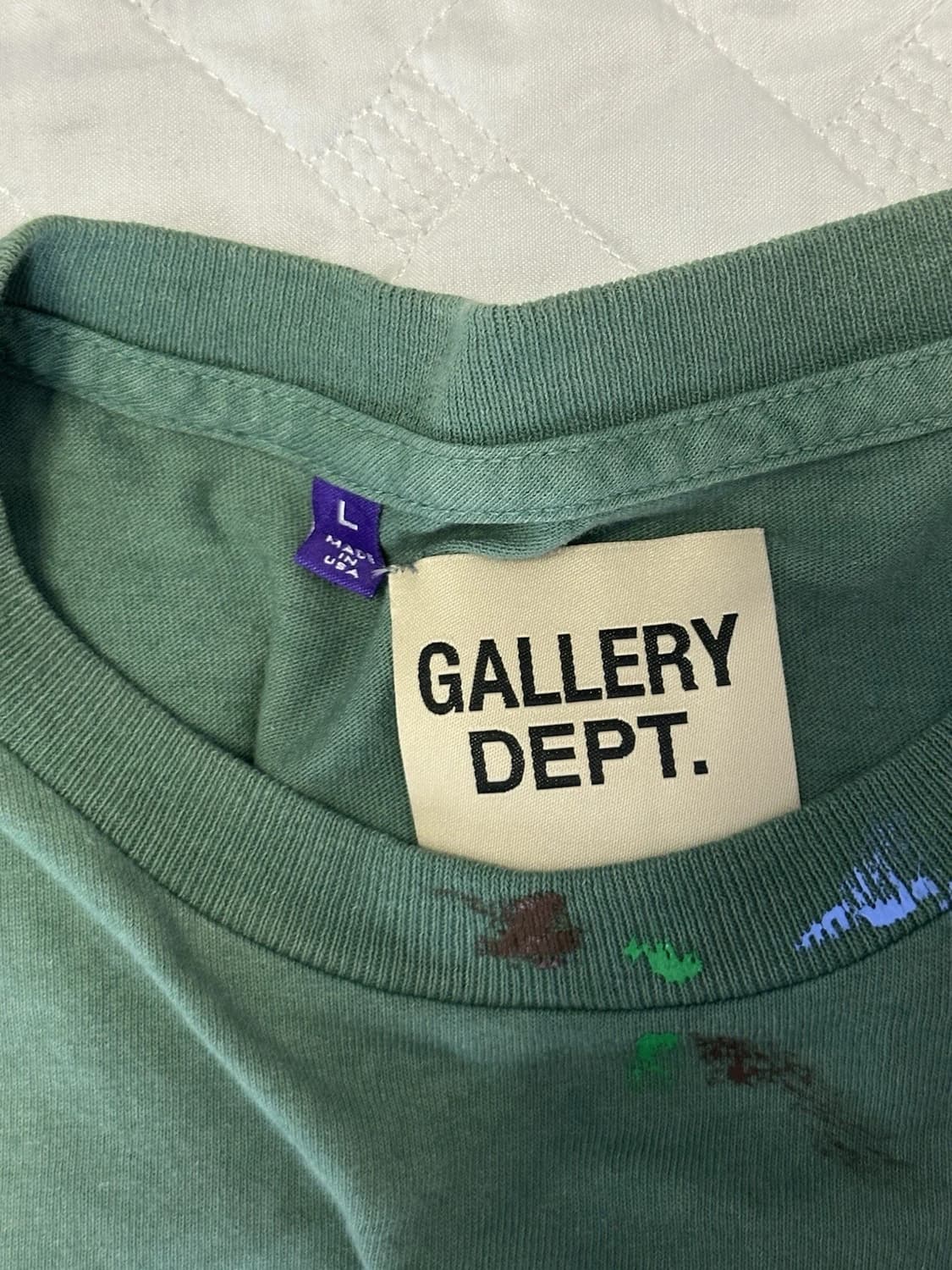 갤러리 디파트먼트 빈티지 로고 페인티드 포켓 티셔츠 상품이미지3