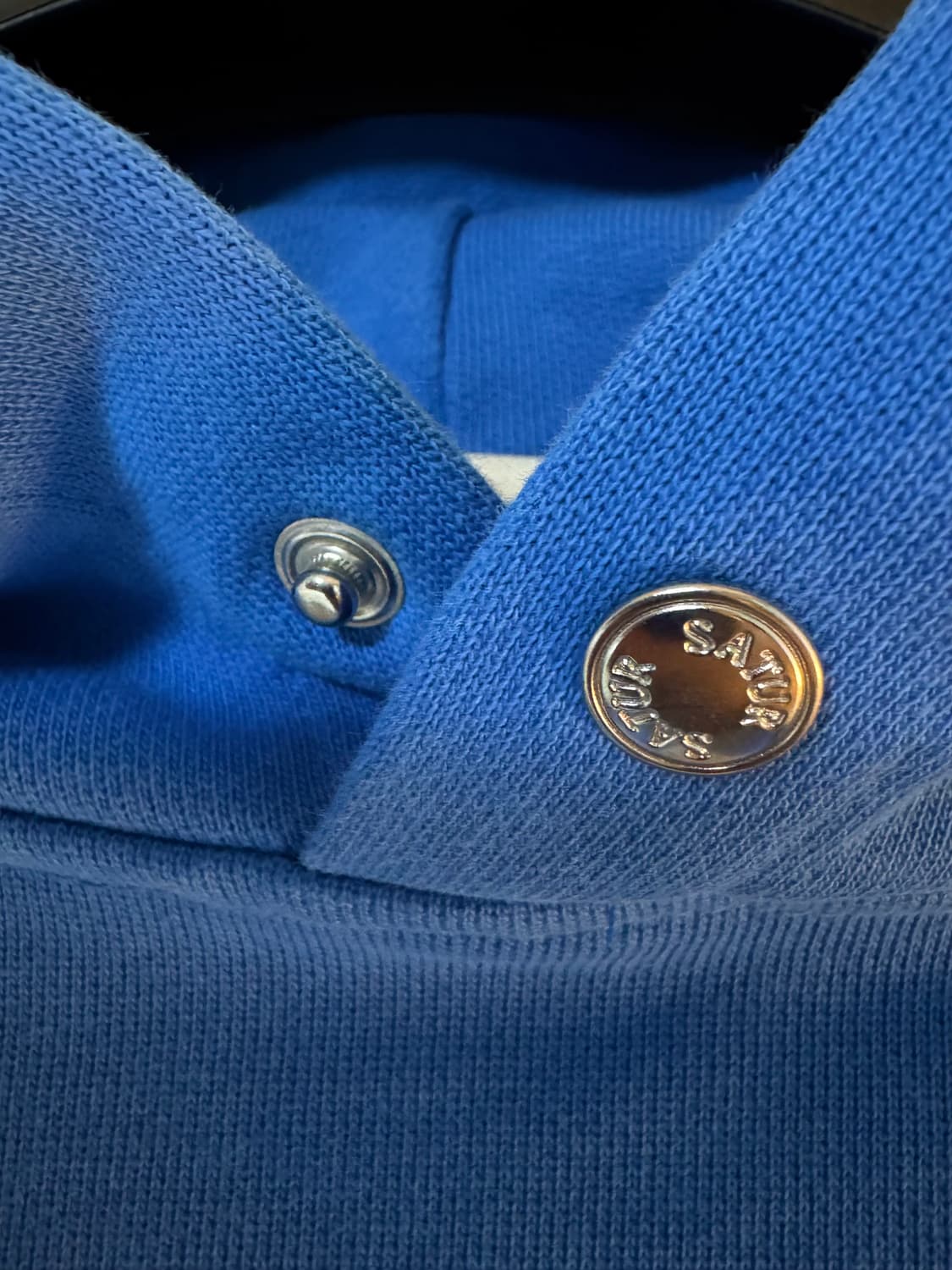 [L] 세터 루고 아플리케 리벳 후드티 블루 상품이미지7