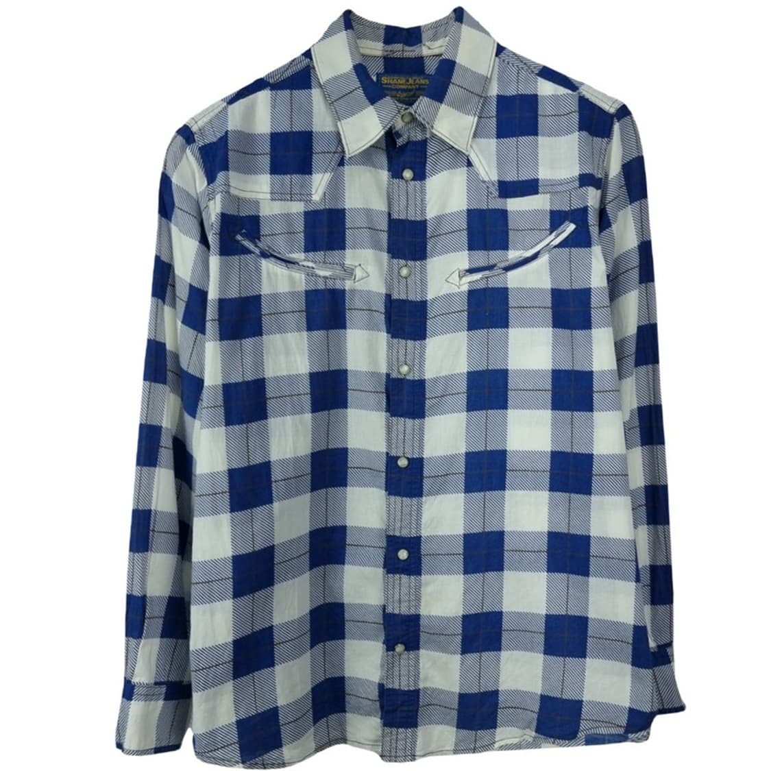 [쉐인] 빈티지 체크 슬림핏 웨스턴 셔츠 M19423 상품이미지2