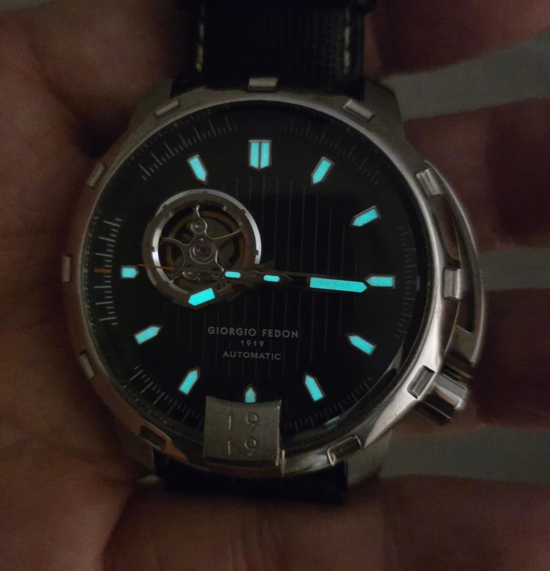 조르지오 페돈 1919 IV 타임리스 오토메틱 오픈하트 이탈리아시계  상품이미지3