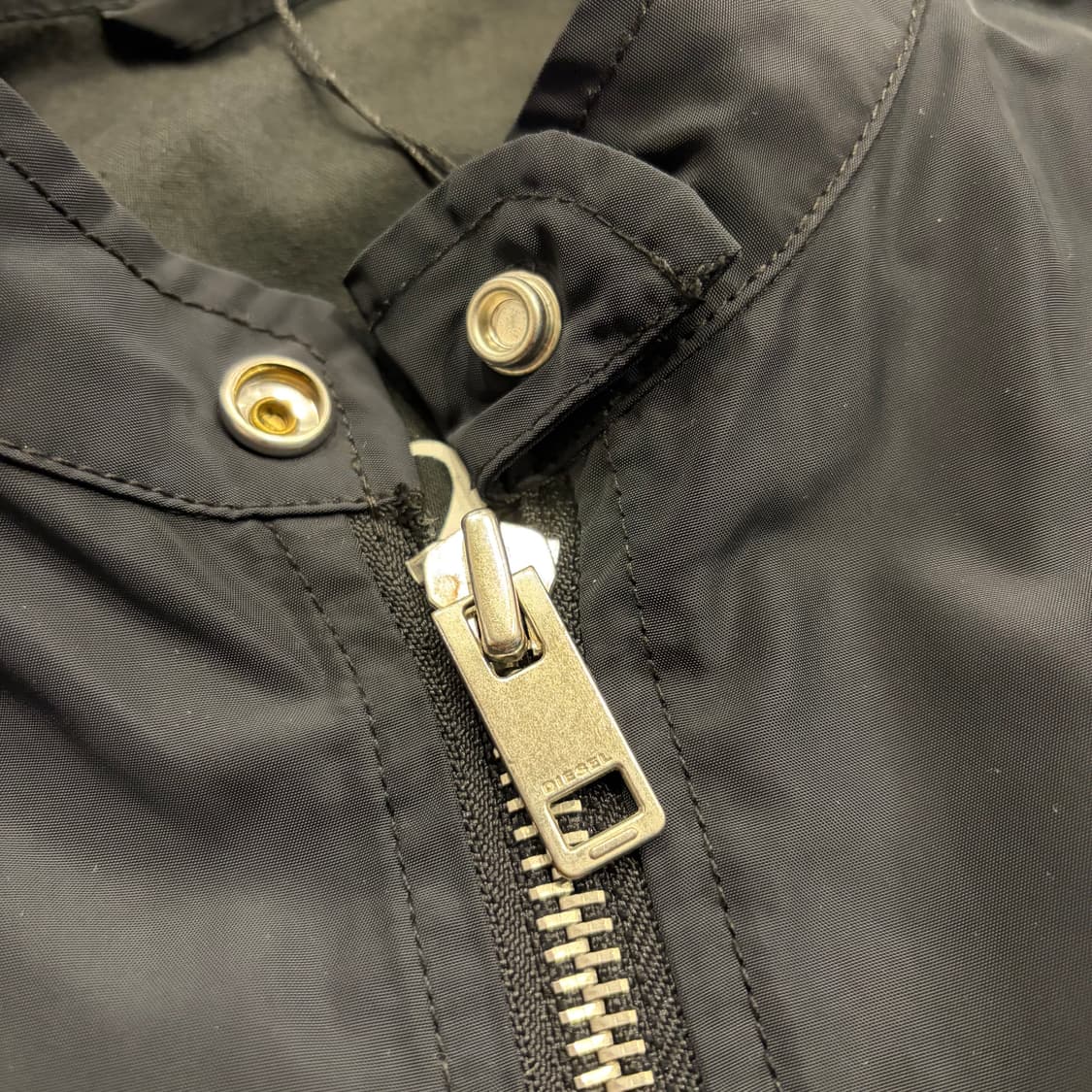 [L] 디젤 블랙 패치 메카닉 바이커 자켓 B545 상품이미지6