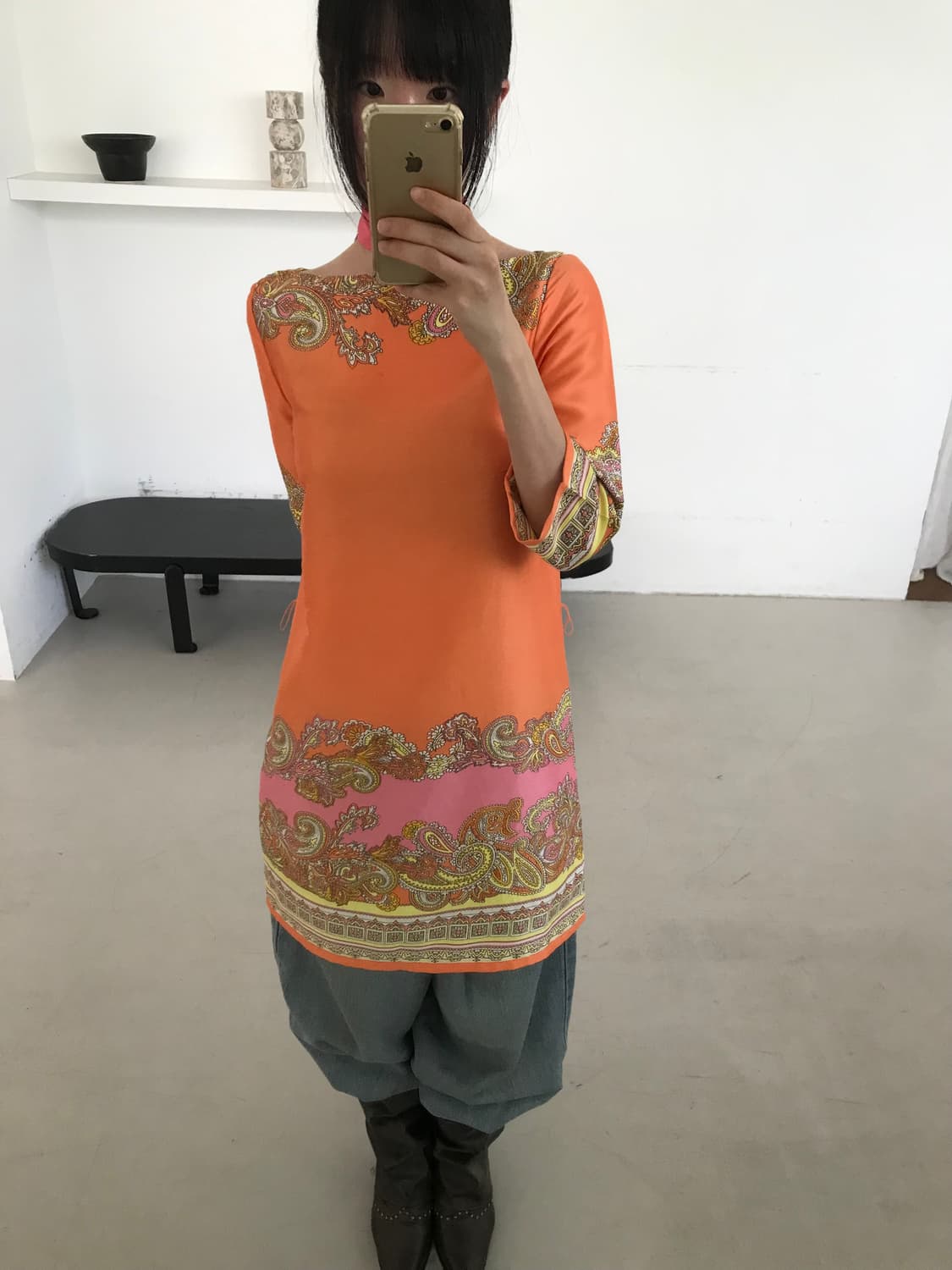 vintage paisley one-piece 상품이미지4