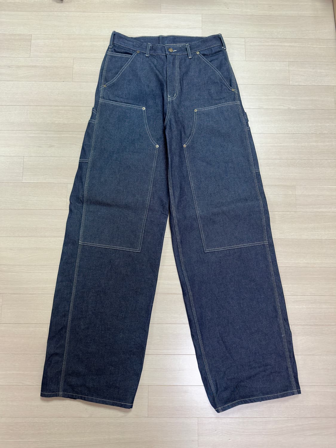 (1) 에모스탠스클럽 카펜터 와이드 배기진 상품이미지2