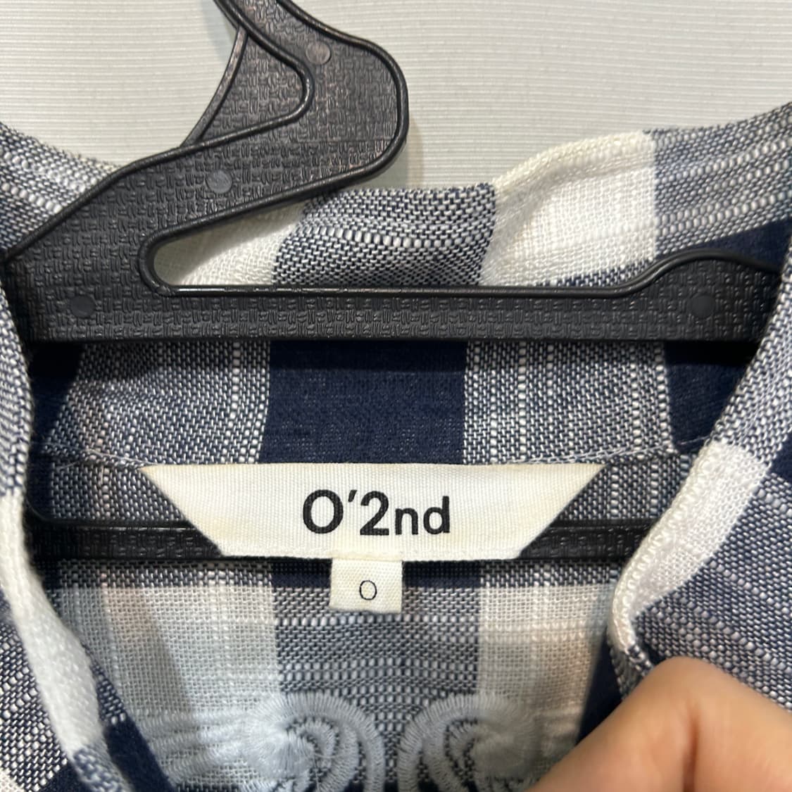 오즈세컨 체크 원피스 상품이미지2