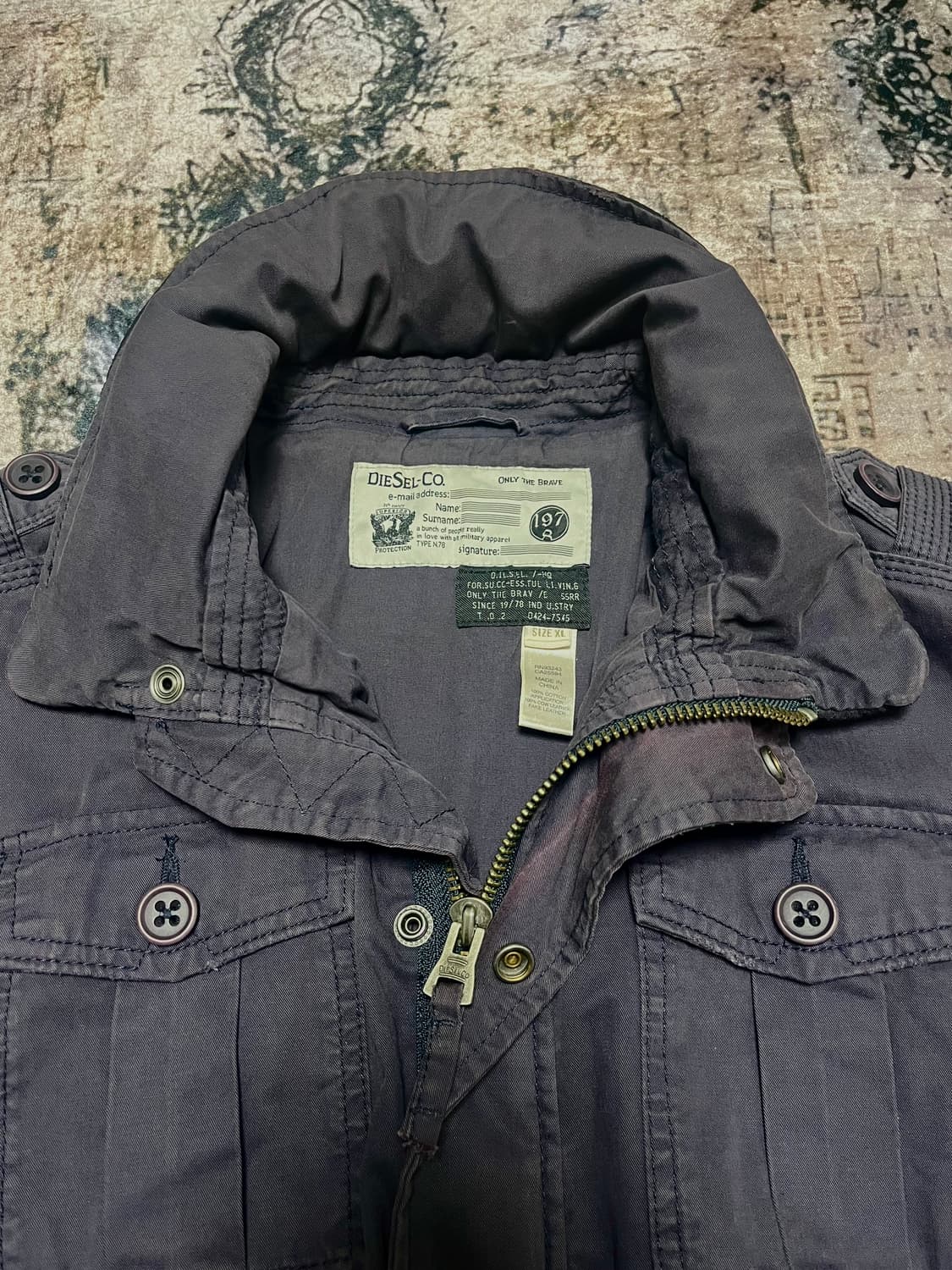 디젤 밀리터리 필드 자켓 XL 상품이미지5