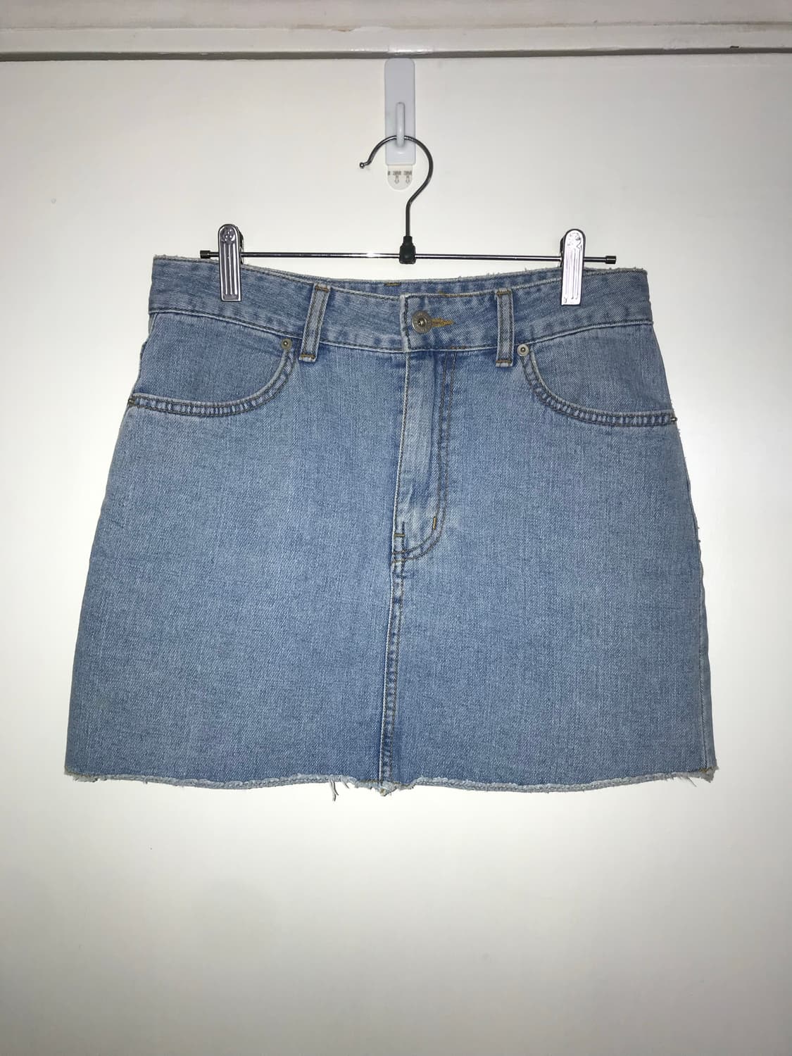 LOW CLASSIC Light Blue Denim Mini Skirt 상품이미지4