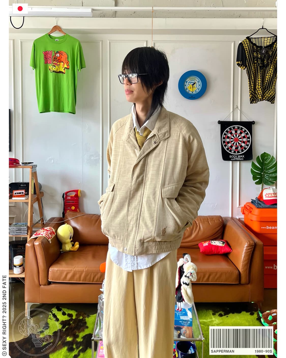 1980-90s SAPPERMAN Old Blouson Bomber JK 상품이미지1