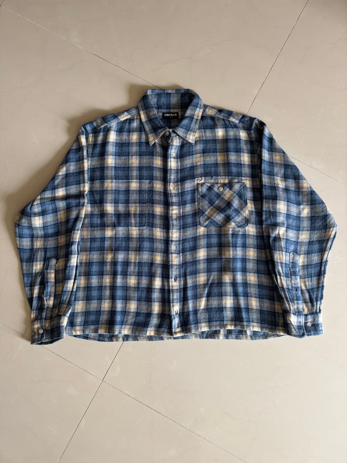 old uniqlo 아크릴 셔츠 상품이미지1