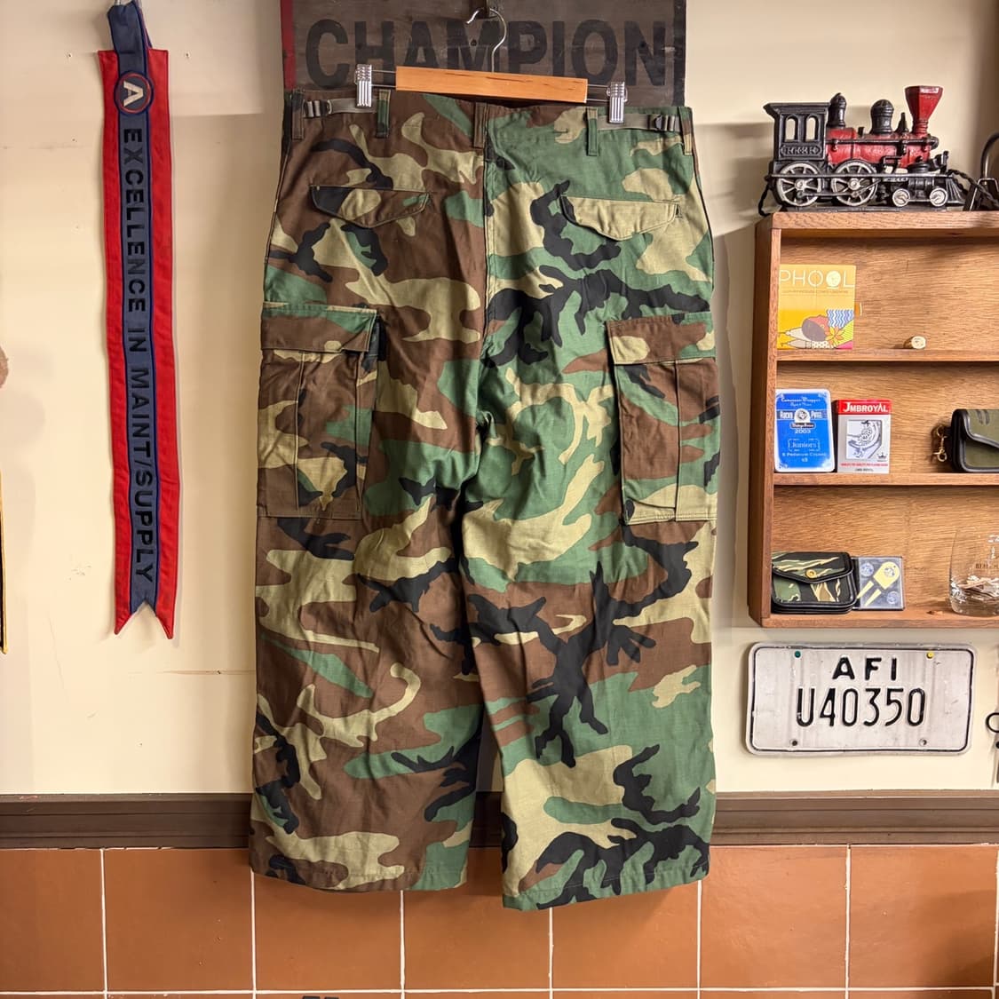 미군 오리지널 M65 필드팬츠 우드랜드 Large-Long Size 상품이미지5
