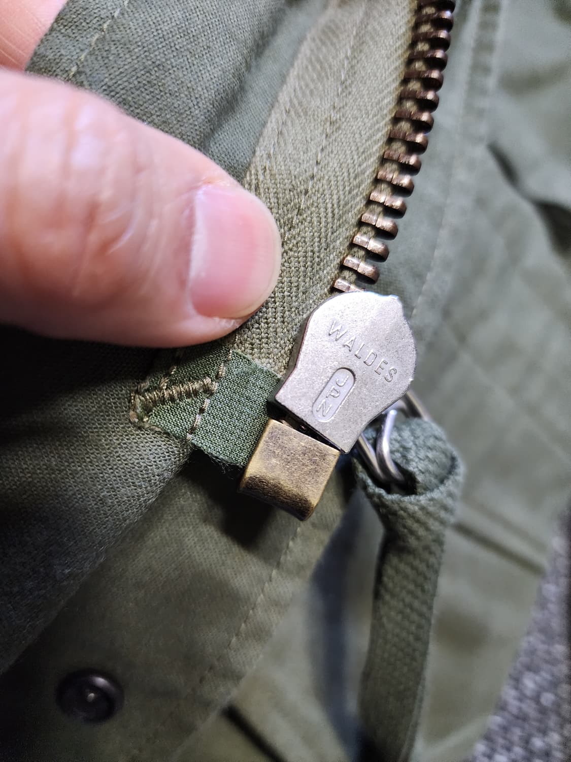 더블탭스 야상 M65 필드 자켓 카키  2사이즈  상품이미지4