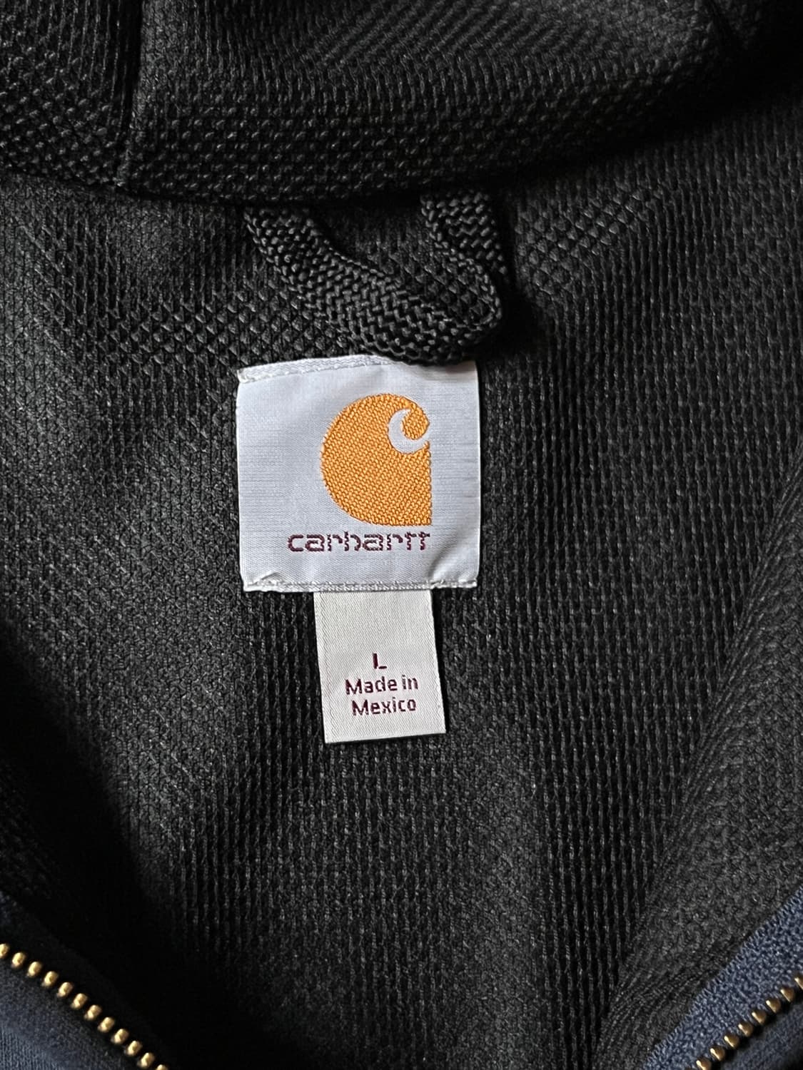 [L]칼하트 USA 써멀 네이비 후드 집업 상품이미지3