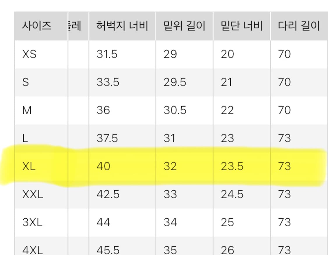 유니클로 와이드테이퍼드진 XL 진청 상품이미지7