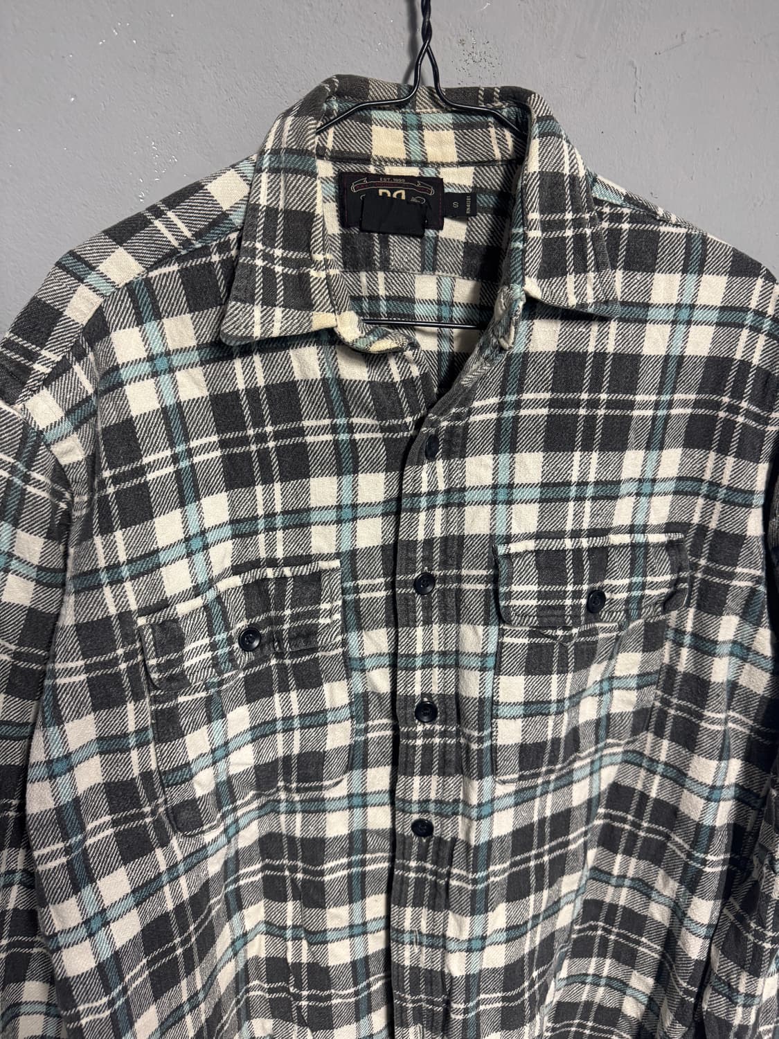 더블알엘 체크패턴 셔츠 S 상품이미지6