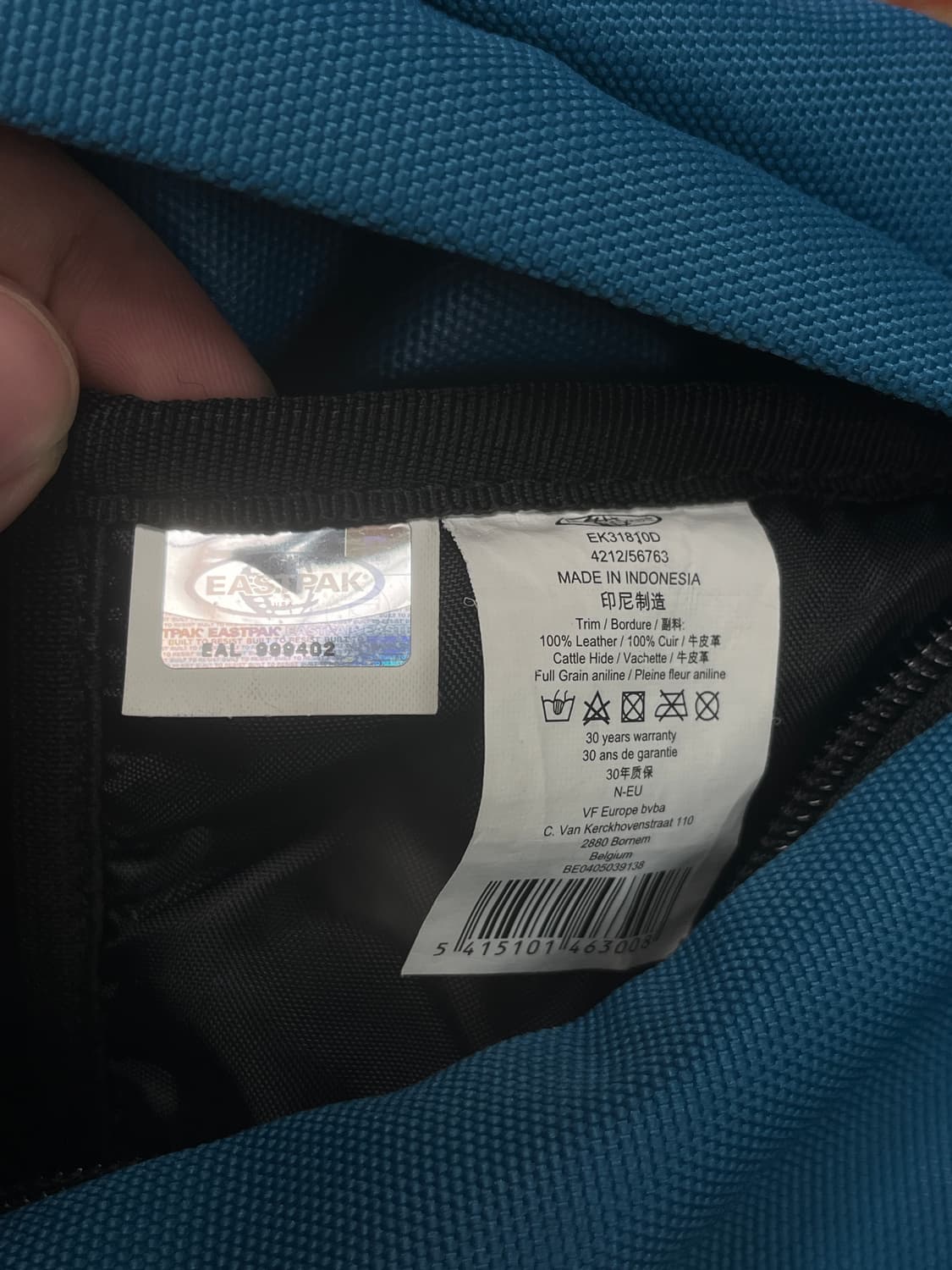 [OS] 이스트팩 EASTPAK USA 빈티지 블루 백팩 상품이미지4