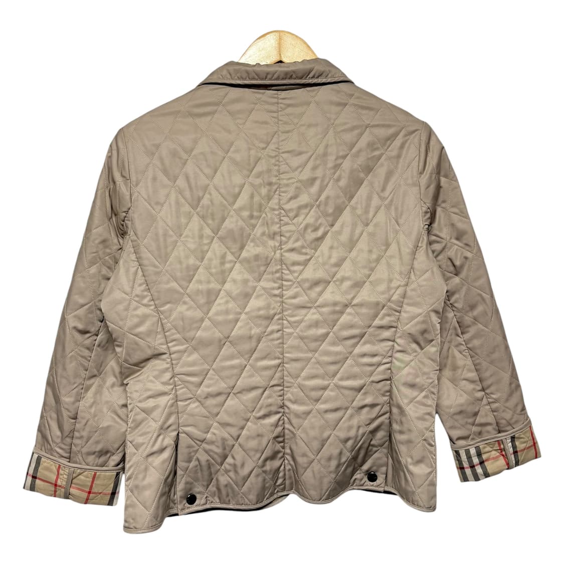 3827 버버리 베이지 퀄팅 노바체크 자켓 상품이미지2