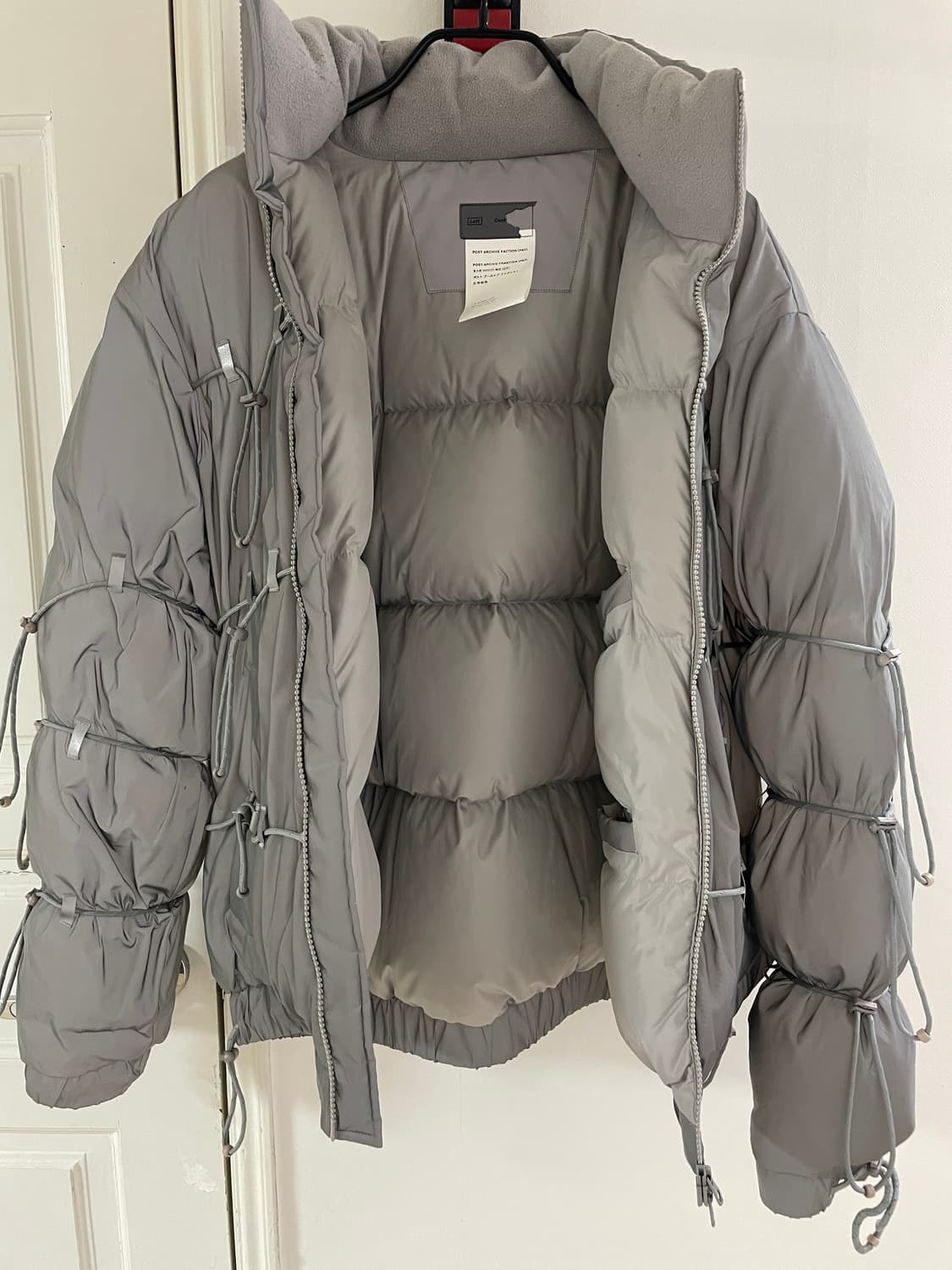 파프 paf 포스트 아카이브 팩션 리플렉티브 패딩 그레이 L 상품이미지3