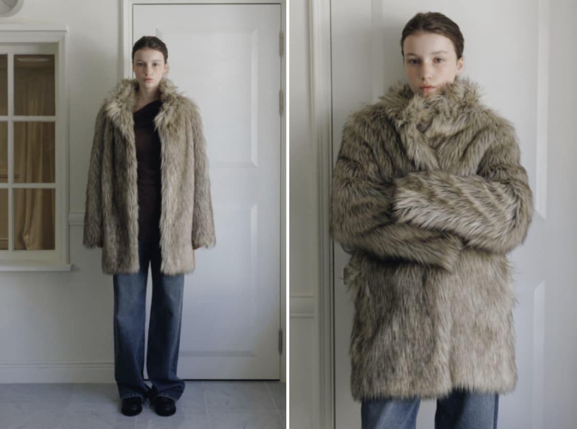 스튜디오테이블 퍼코트 퍼자켓 Long hair fur coat 상품이미지2