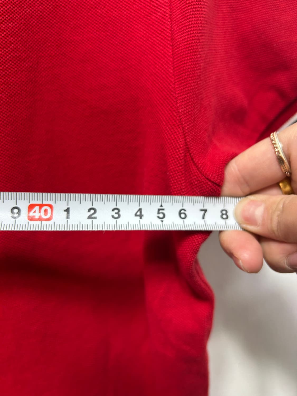 랄프로렌 폴로 레드 셔츠 반팔 빅포니 M  상품이미지4