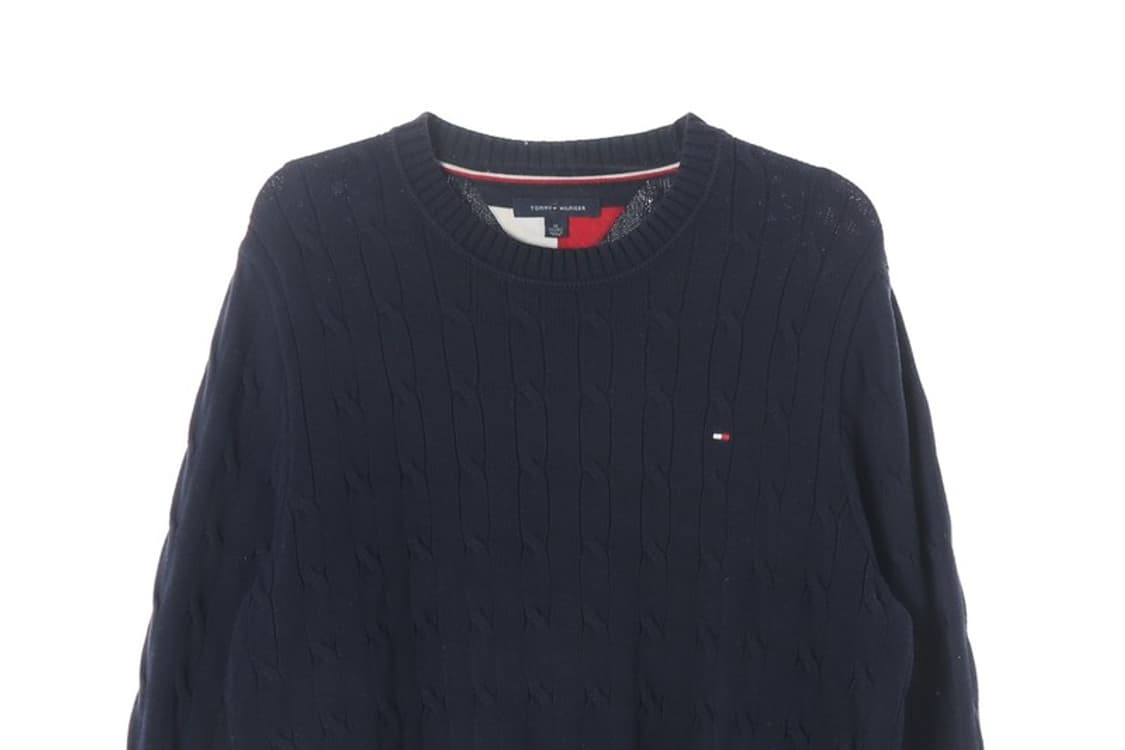 타미힐피거 코튼 케이블 꽈배기 니트 XL 상품이미지3