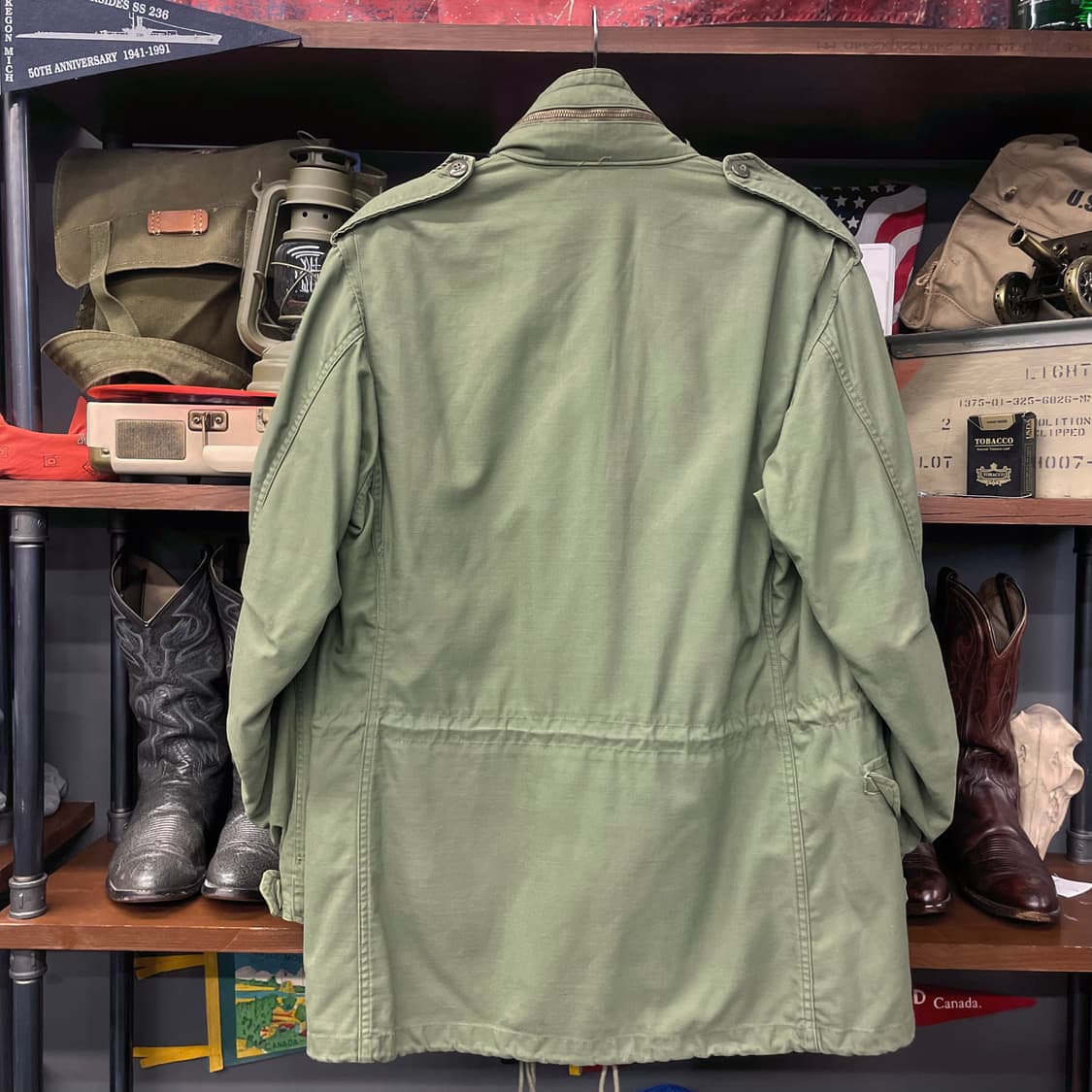 70s 알파인더스트리 M-65 필드자켓 오리지널 밀리터리 야상 N354 상품이미지2