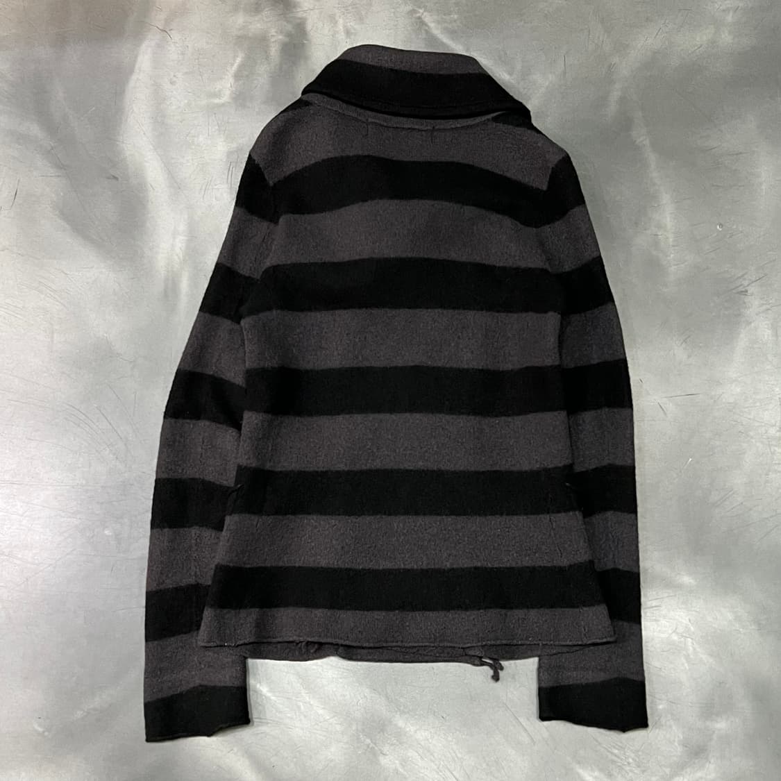  고무 펑크 스트라이프 울 자켓 y14817 상품이미지2