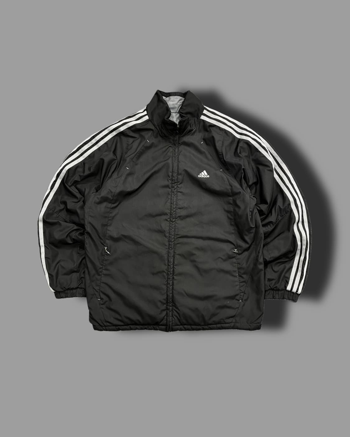 아디다스 블랙 그레이 리버시블 바람막이 점퍼 상품이미지7