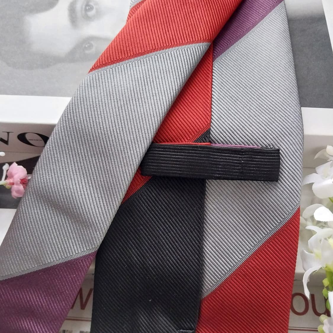 지안프랑코 페레 실크 블록 패턴 넥타이 9.6cm A+등급 K1457
 상품이미지6