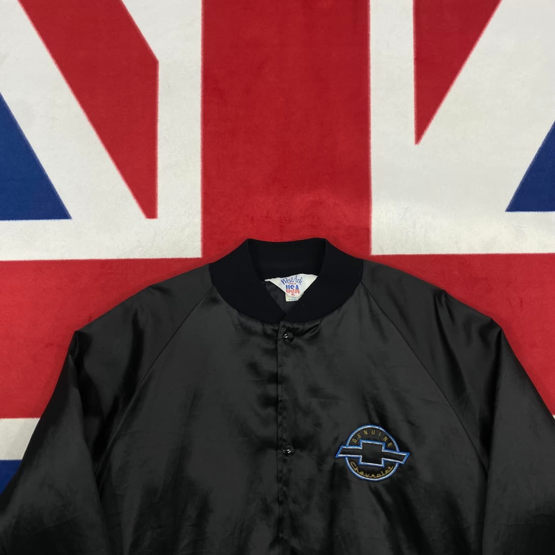 90s USA 쉐보레 세틴자켓 XL  상품이미지3