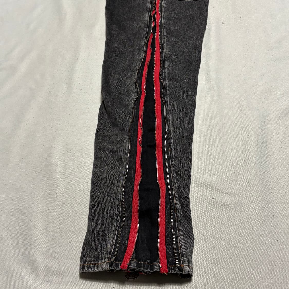 W31 디젤 인더스트리 사이드지퍼 데님 팬츠 상품이미지5
