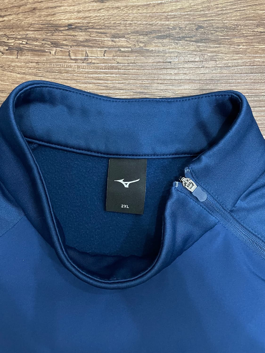 미즈노 MIZUNO 하이넥 패딩 웜업 네이비  상품이미지6
