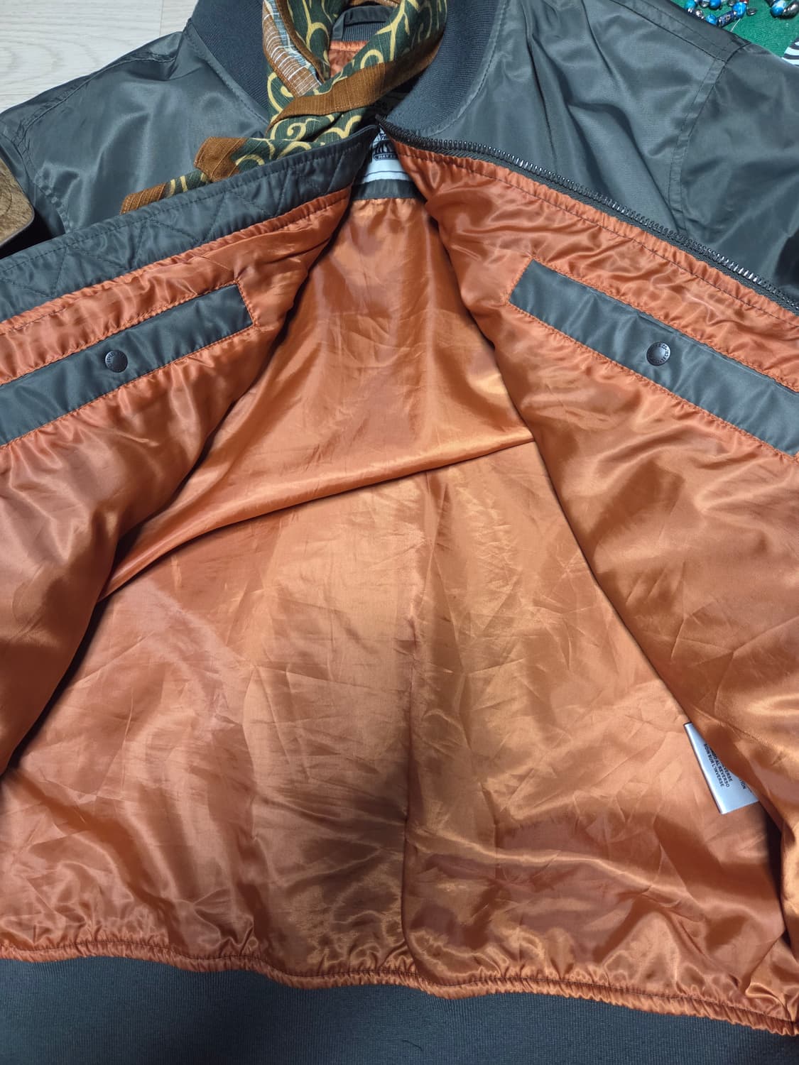 LEVIS MA1 마원 항공점퍼 자켓 봄버 블루종 상품이미지6