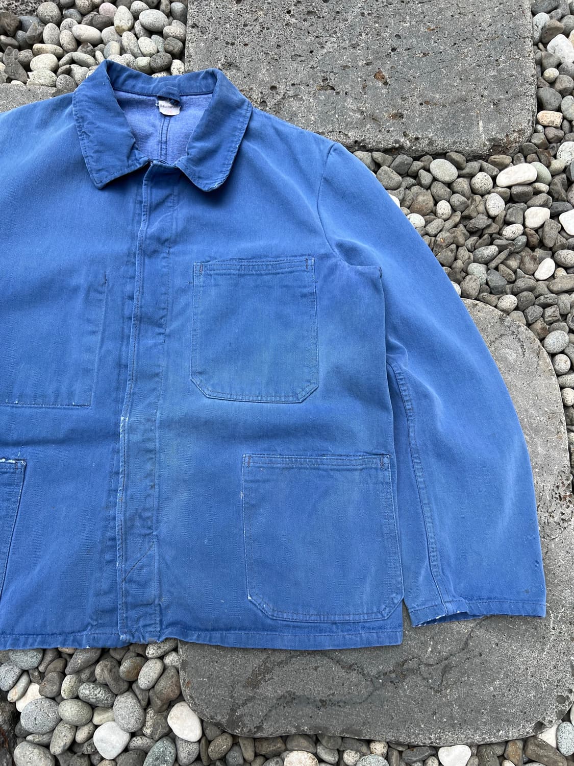 FADED LIGHT BLUE WASHING 빈티지 프렌치워크자켓 상품이미지5