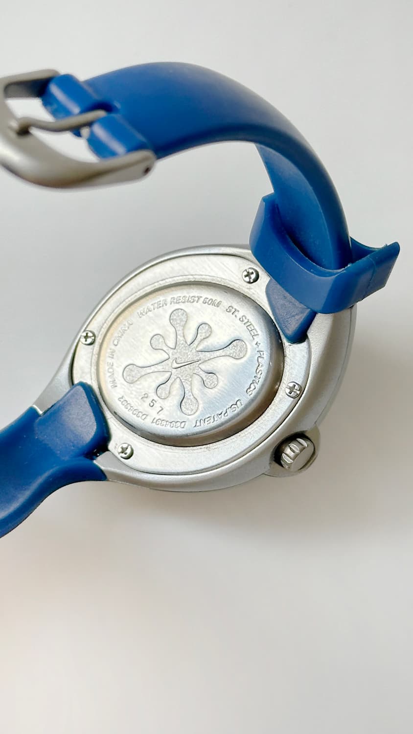 Vintage Nike Triax analog watch─blue 상품이미지8