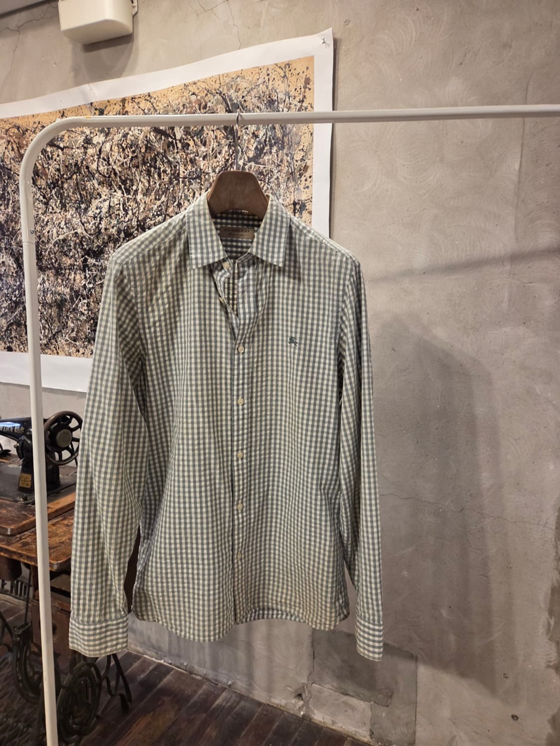 버버리 깅엄패턴 셔츠 상품이미지4