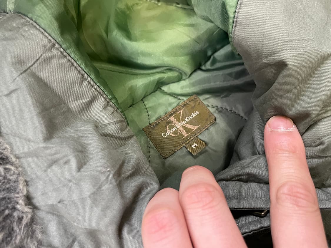 캘빈클라인 퍼 트리밍 후드 파카 J03603 상품이미지4